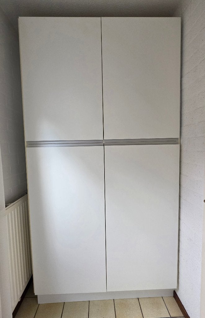 (bij)-keuken kasten met planken en laden, Ophalen, Wit, 50 tot 100 cm, Zo goed als nieuw
