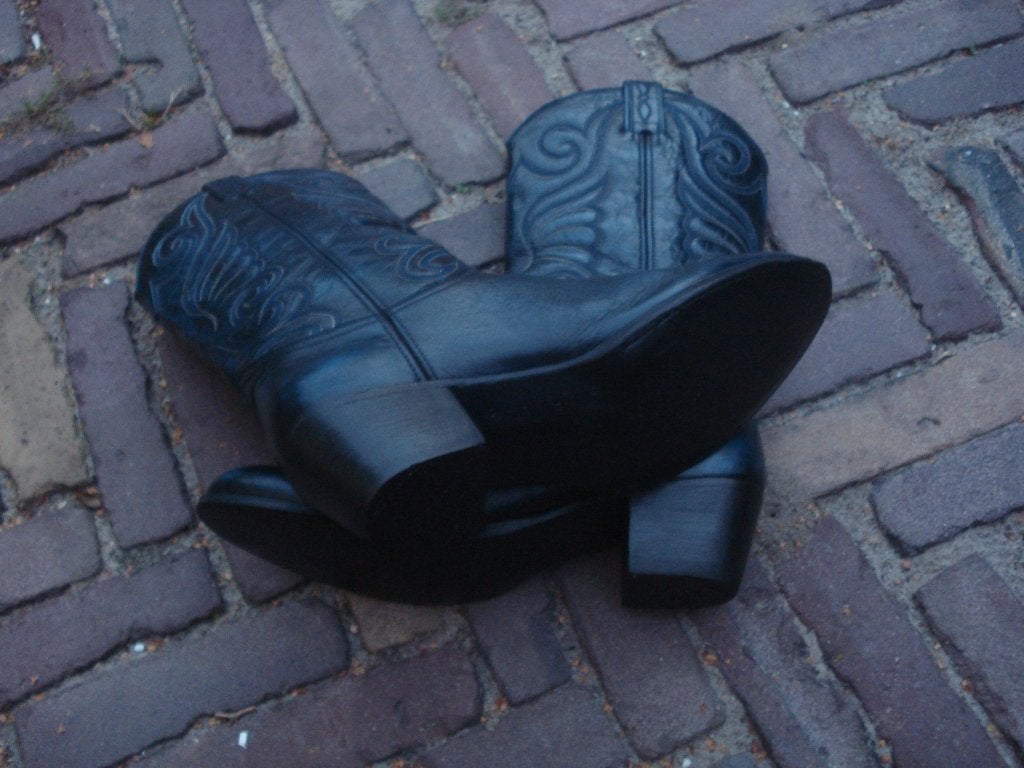 SENDRA BOOTS, ZWART BLAUW 42 NU GRATIS VERZENDING PER POST, Zwart, Ophalen of Verzenden, Zo goed als nieuw, Hoge laarzen