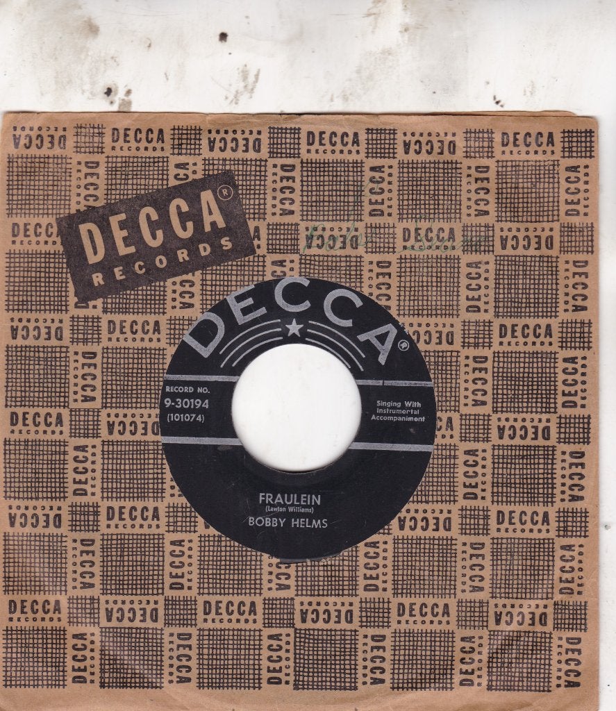 Bobby Helms ( 1957 ), Ophalen of Verzenden, Zo goed als nieuw, 7 inch