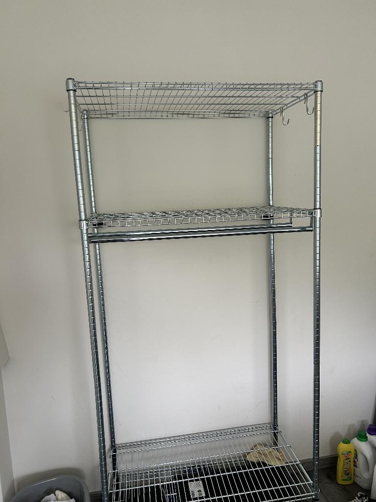 Ikea OMAR clothes rack, Ophalen, 200 cm of meer, 75 cm of meer, Met plank(en)