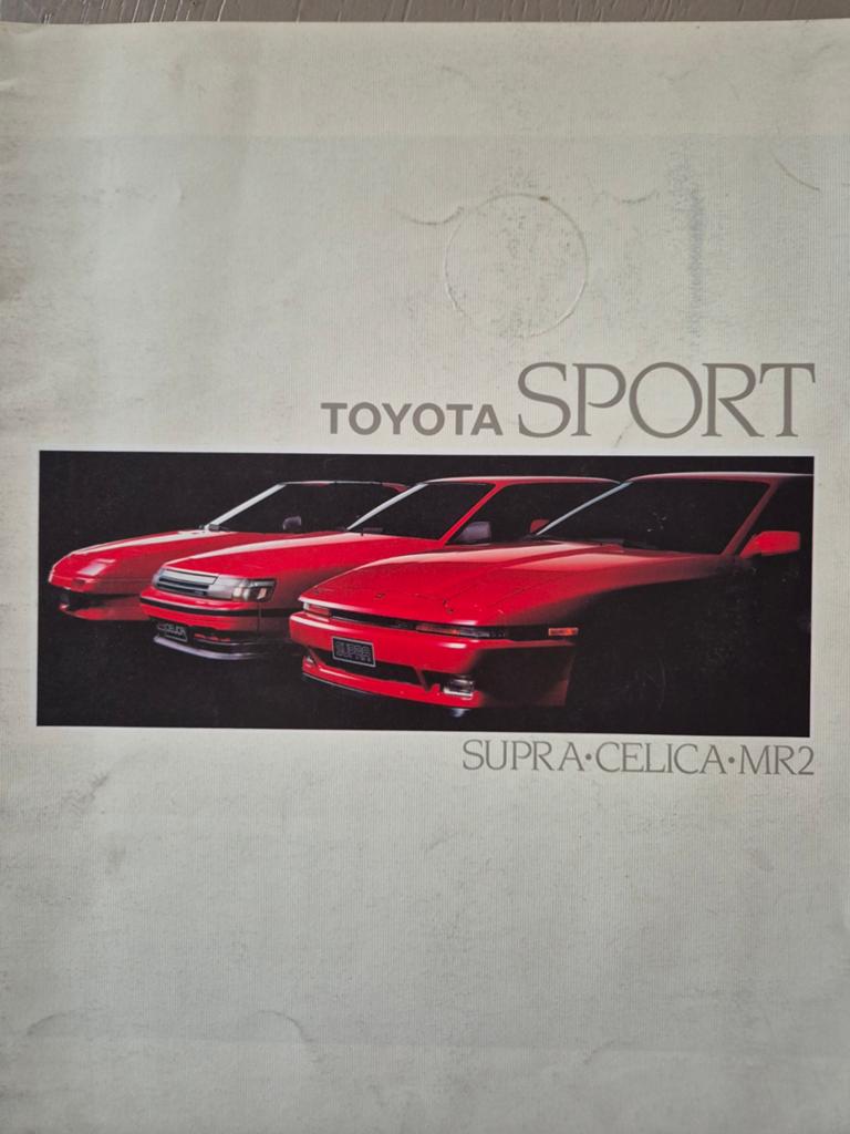 Toyota Sport bochure 1987 + Toyota gamma brochure 1987, Verzenden, Zo goed als nieuw, Toyota