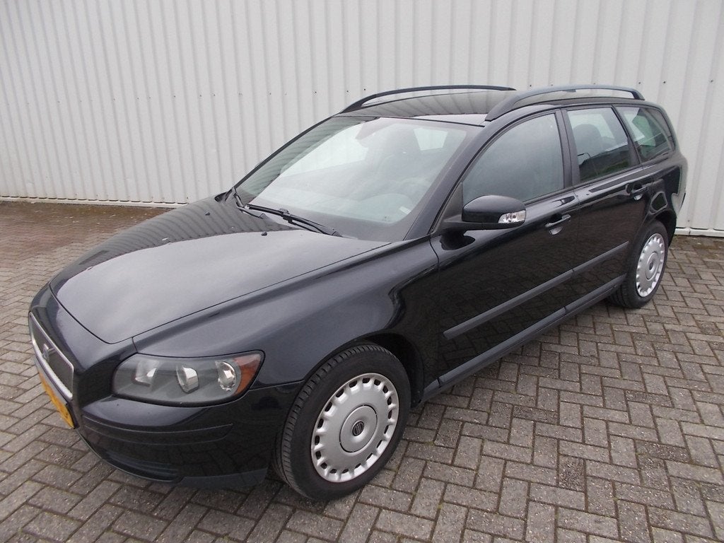 Volvo V50 1.6D Edition II ( GEEN APK / ZO MEE ) (bj 2006), Auto's, Volvo, Voorwielaandrijving, Gebruikt, Zwart, 4 cilinders