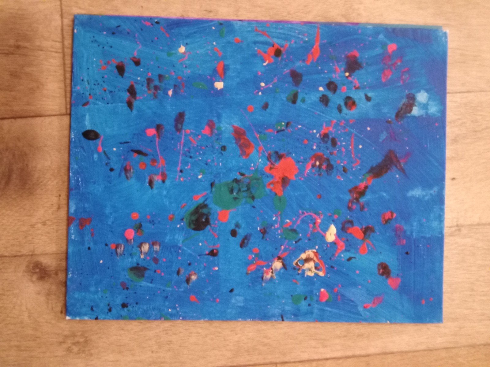 Zelfgemaakte schilderij 30 cm €10, Ophalen