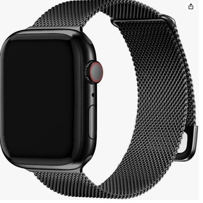 Apple Watch 11 Stainless Steel Metal Bracelet 46mm, Onbekend, Zwart, IOS, Nieuw