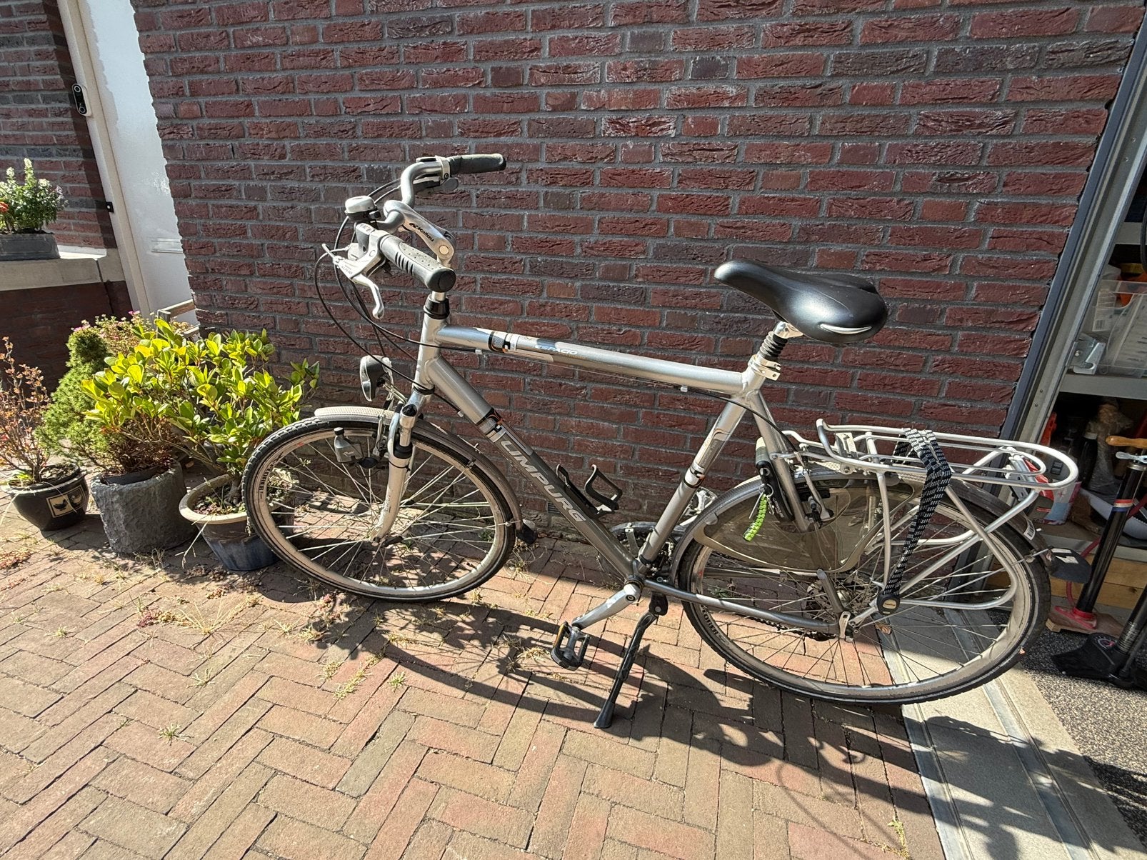 Herenfiets 28 inch In goede gebruikte staat, Gebruikt, Velgrem, Versnellingen, 53 tot 57 cm