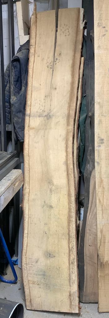 Eiken plank  2000x370x48mm, Tuin en Terras, Palen, Balken en Planken, Ophalen, 250 cm of meer, Planken