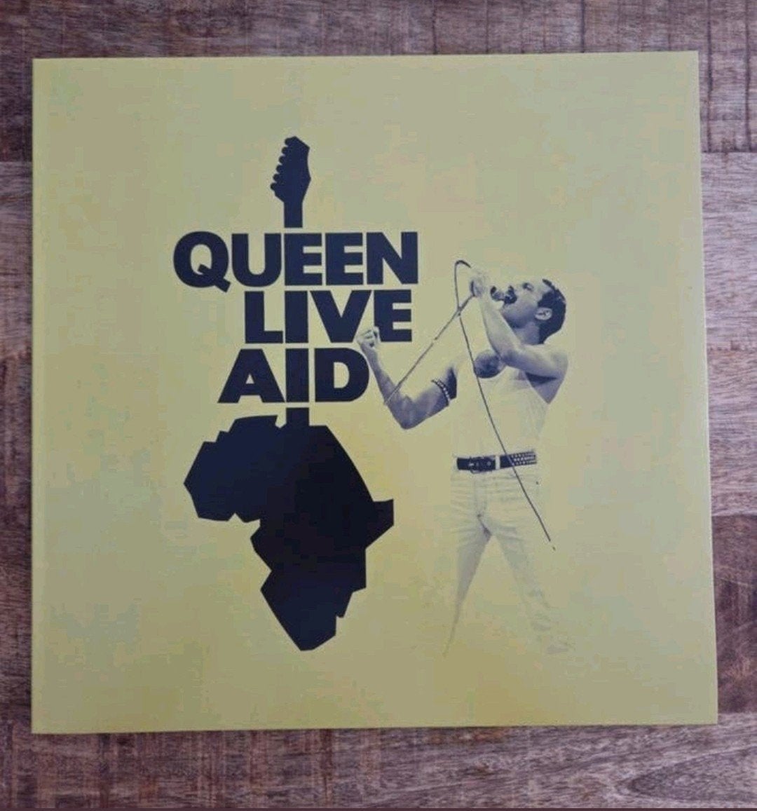 Lp Queen live aid, Ophalen of Verzenden, Zo goed als nieuw, 12 inch