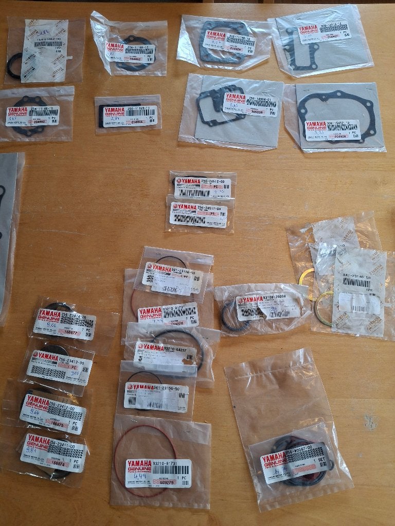 NIEUW / OEM pakkingen Yamaha XS650 (Voorvork benzinekraan 7m, ., Nieuw, Ophalen of Verzenden, .