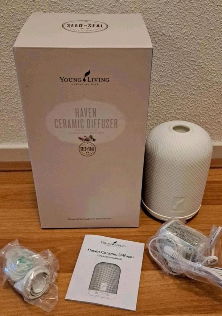 Young Living Haven Keramische Diffuser - Nieuw, Huis en Inrichting, Woonaccessoires | Overige, Ophalen of Verzenden, Nieuw, Wit