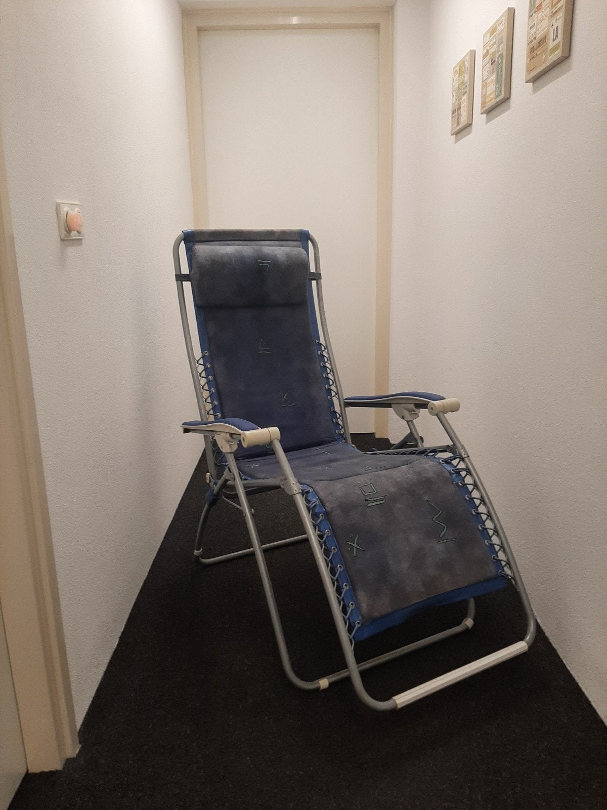 Lafuma Camping Fauteuil - Comfortabele Relaxstoel, Caravans en Kamperen, Ophalen, Gebruikt, Campingstoel