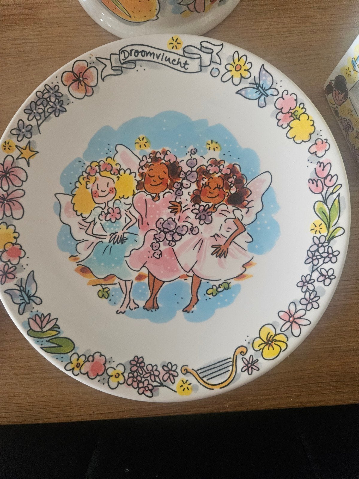 Blond Amsterdam Efteling ontbijtbordjes, Ophalen of Verzenden, Zo goed als nieuw, Aardewerk, Bord(en)