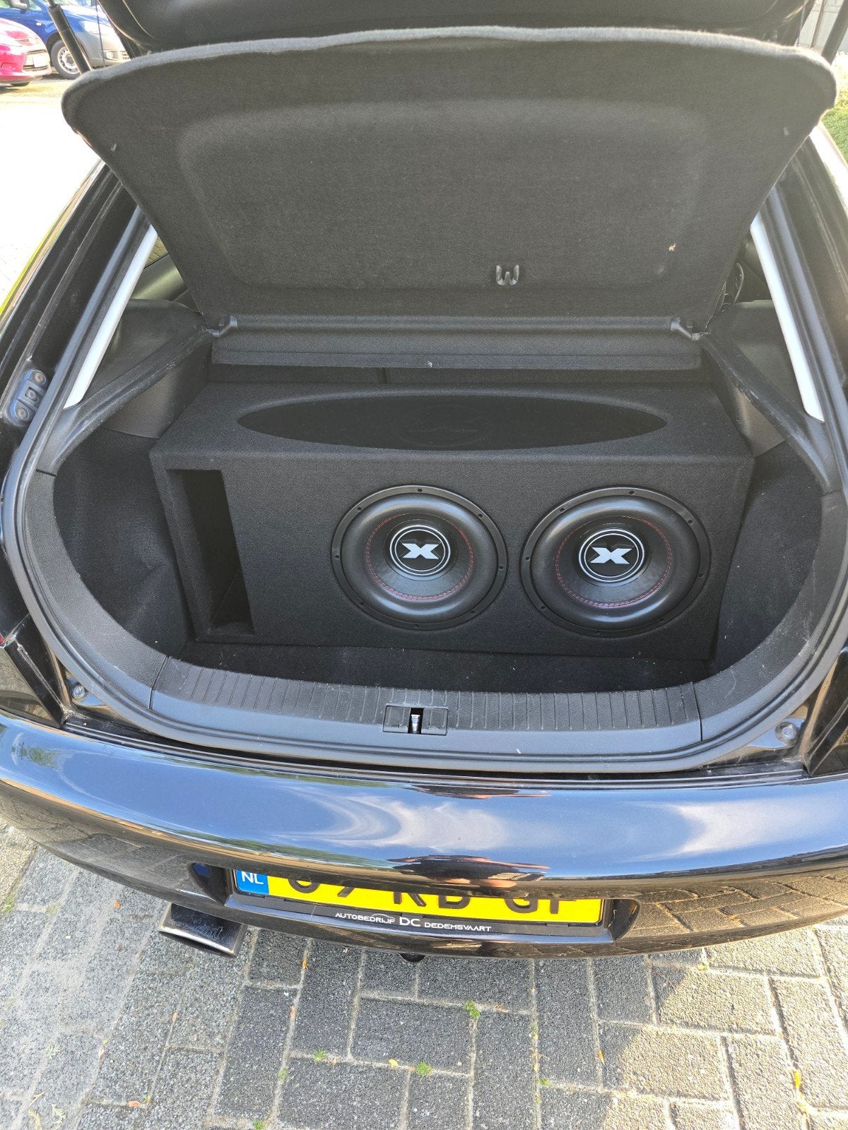 Excursion Subwoofer Set 1200W RMS dikke kist, Ophalen