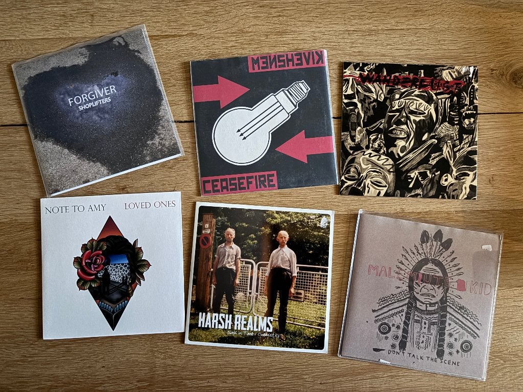 6x 7-inch Hardcore en punk Malemute Kid Note To Amy, Cd's en Dvd's, Vinyl | Hardrock en Metal, EP, 7 inch, Ophalen of Verzenden