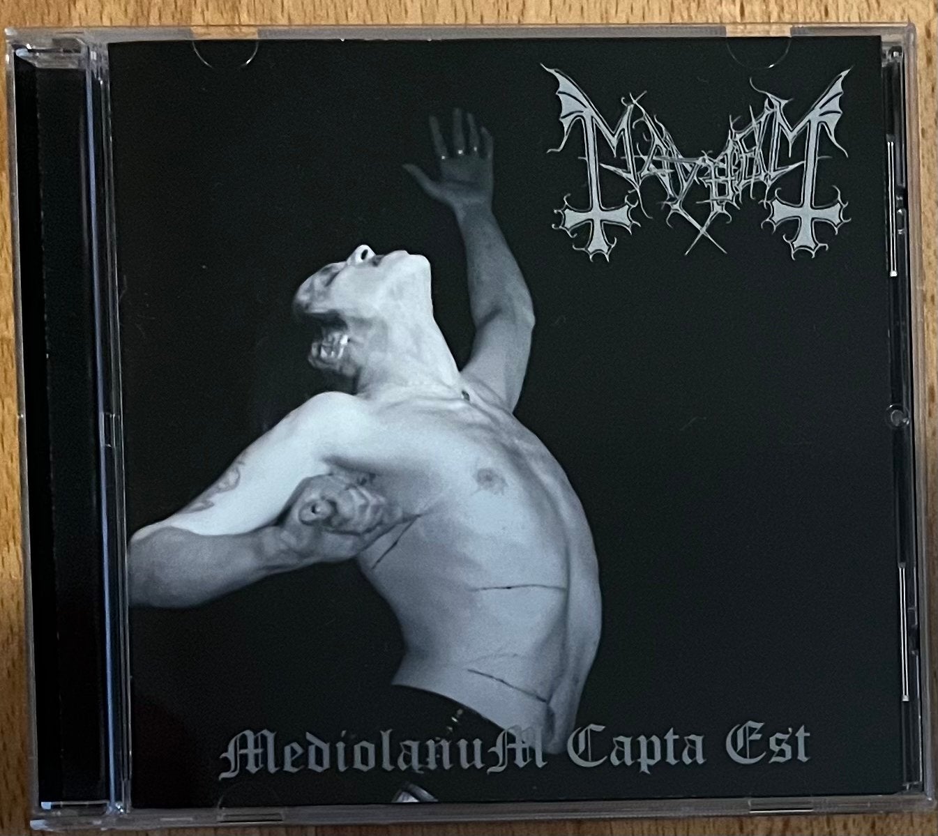 Mayhem - Mediolanum Capta Est CD (Black Metal Live Album), Ophalen of Verzenden, Zo goed als nieuw, Live-album, Inclusief boekje
