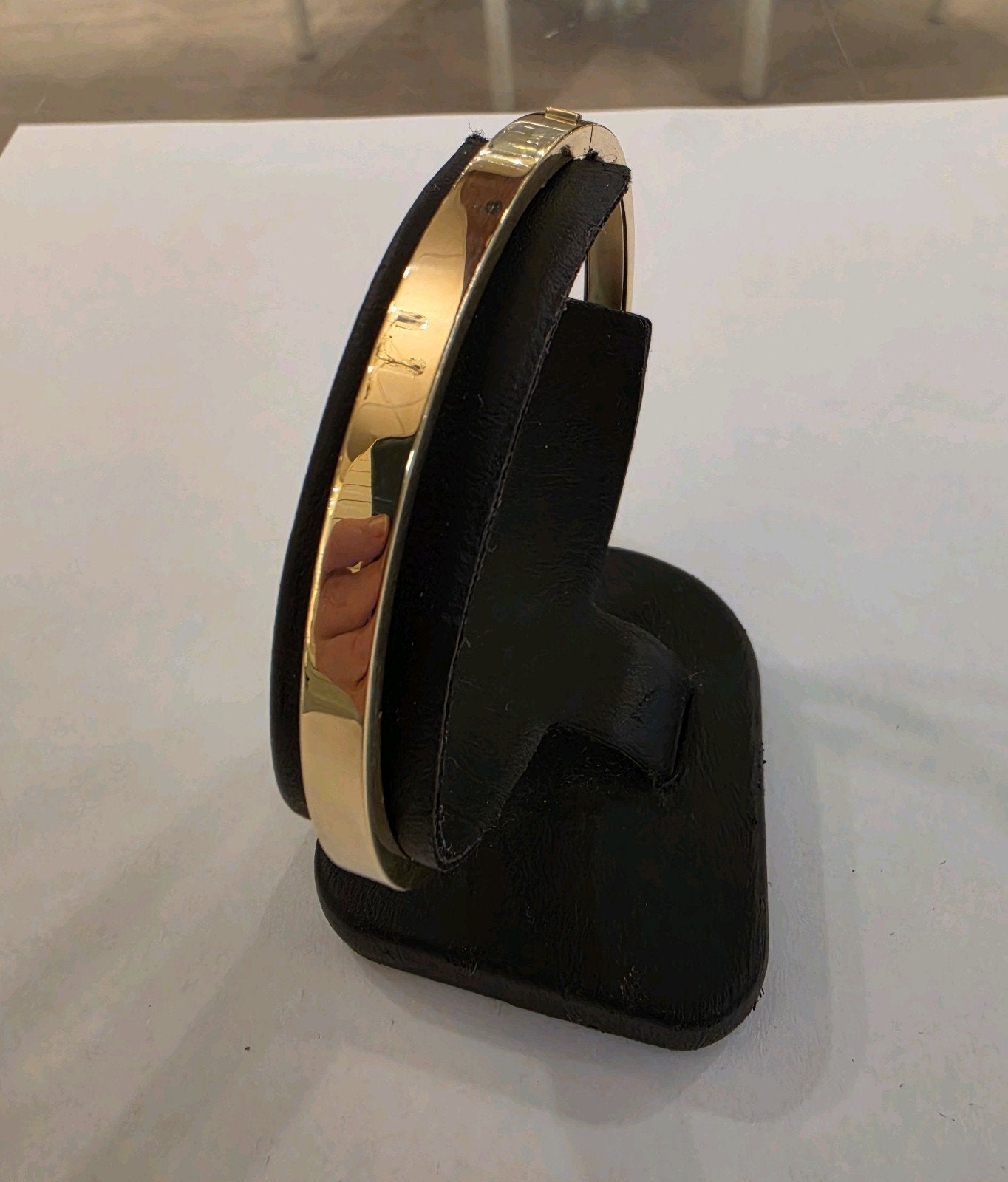14 karaats gouden bangle / slavenarmband geelgoud, Sieraden, Tassen en Uiterlijk, Ophalen of Verzenden, Zo goed als nieuw, Goud