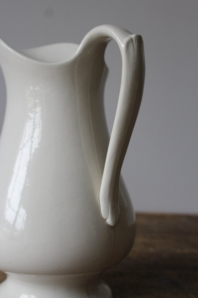 Oude brocante kan off white Boch Belgium *Pronck & Praal*, Ophalen of Verzenden