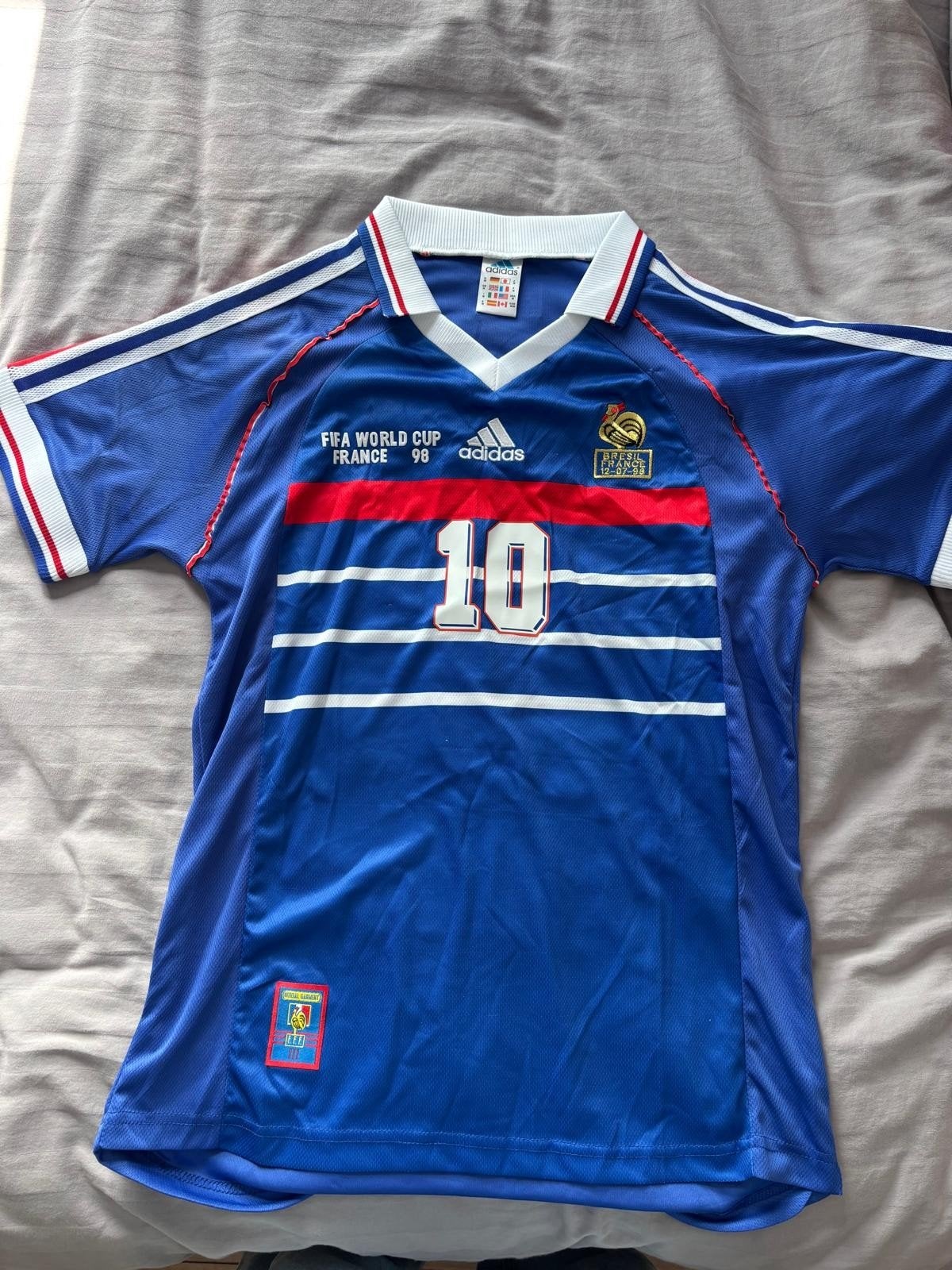 Vintage Zidane Frankrijk Tenue, Kleding | Heren, Sportkleding, Nieuw, Adidas, Voetbal, Verzenden