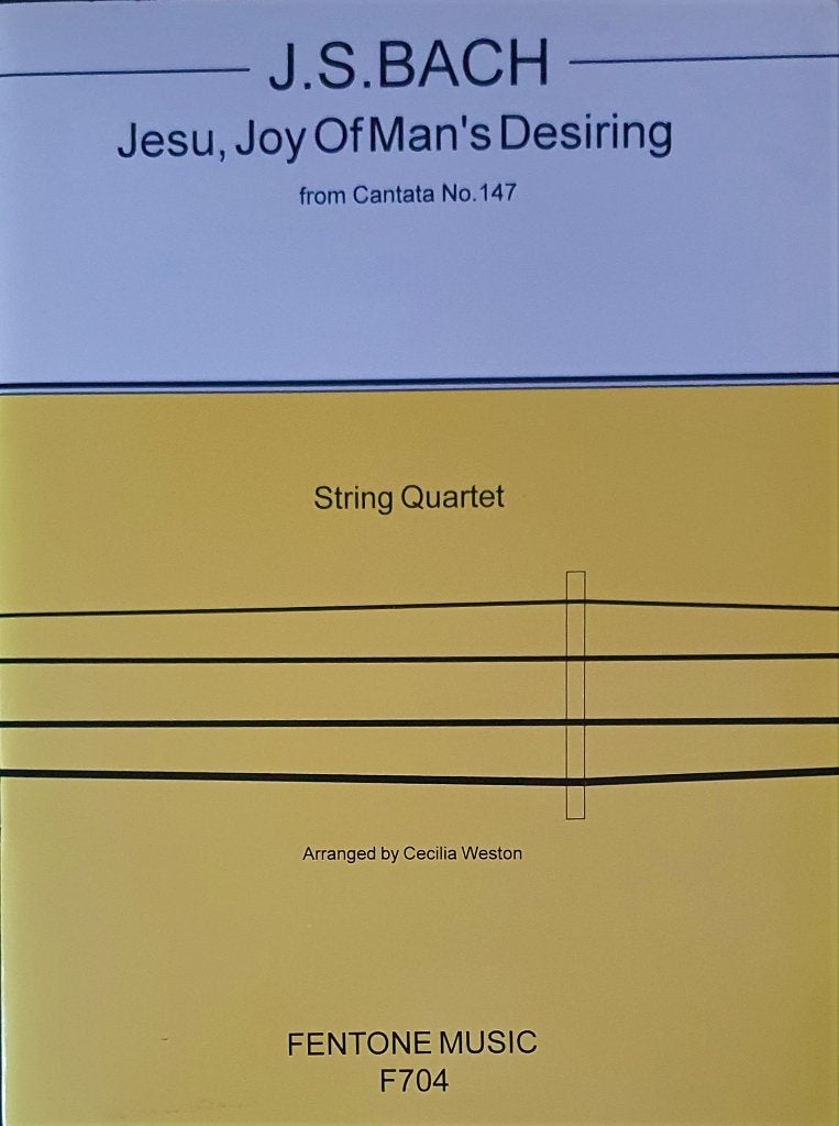 Bladmuziek / J.S. BACH - JESU, JOY OF MAN'S DESIRING, Klassiek, Nieuw, Ophalen of Verzenden, Cello