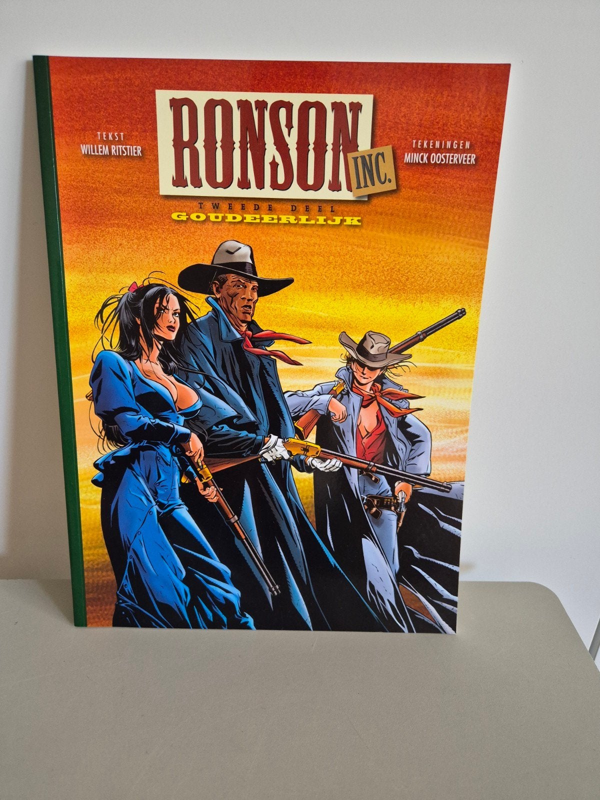 Ronson Inc. deel 2 - Goudeerlijk (Ritstier & Oosterveer), Willem Ritstier, Eén stripboek, Ophalen of Verzenden, Zo goed als nieuw