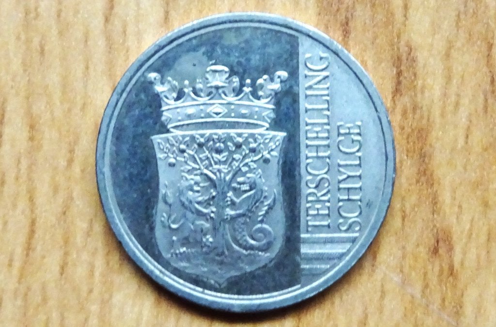 1 Quadrant Terschelling Schylge 1996 – 1997, Ophalen of Verzenden, Koningin Beatrix, Losse munt