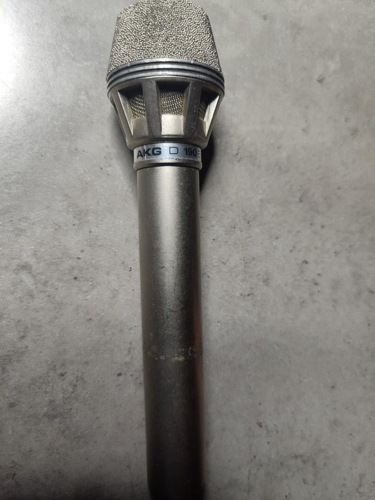 AKG D 190 E Vintage Microfoon, Muziek en Instrumenten, Microfoons, Ophalen of Verzenden