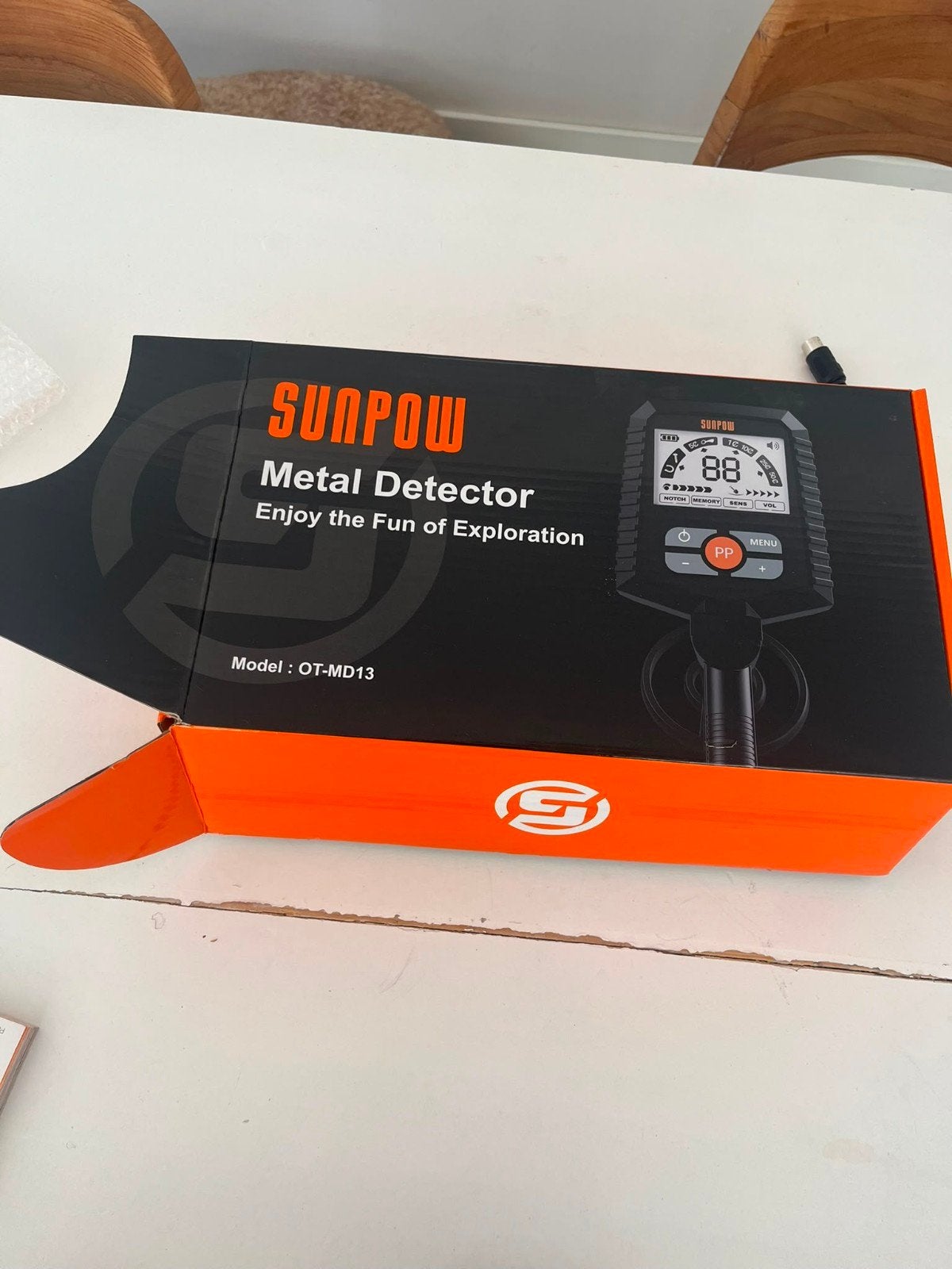 Sunpow Metaaldetector - Zo goed als nieuw, Overige merken, Ophalen of Verzenden, Zo goed als nieuw, 30 cm of minder