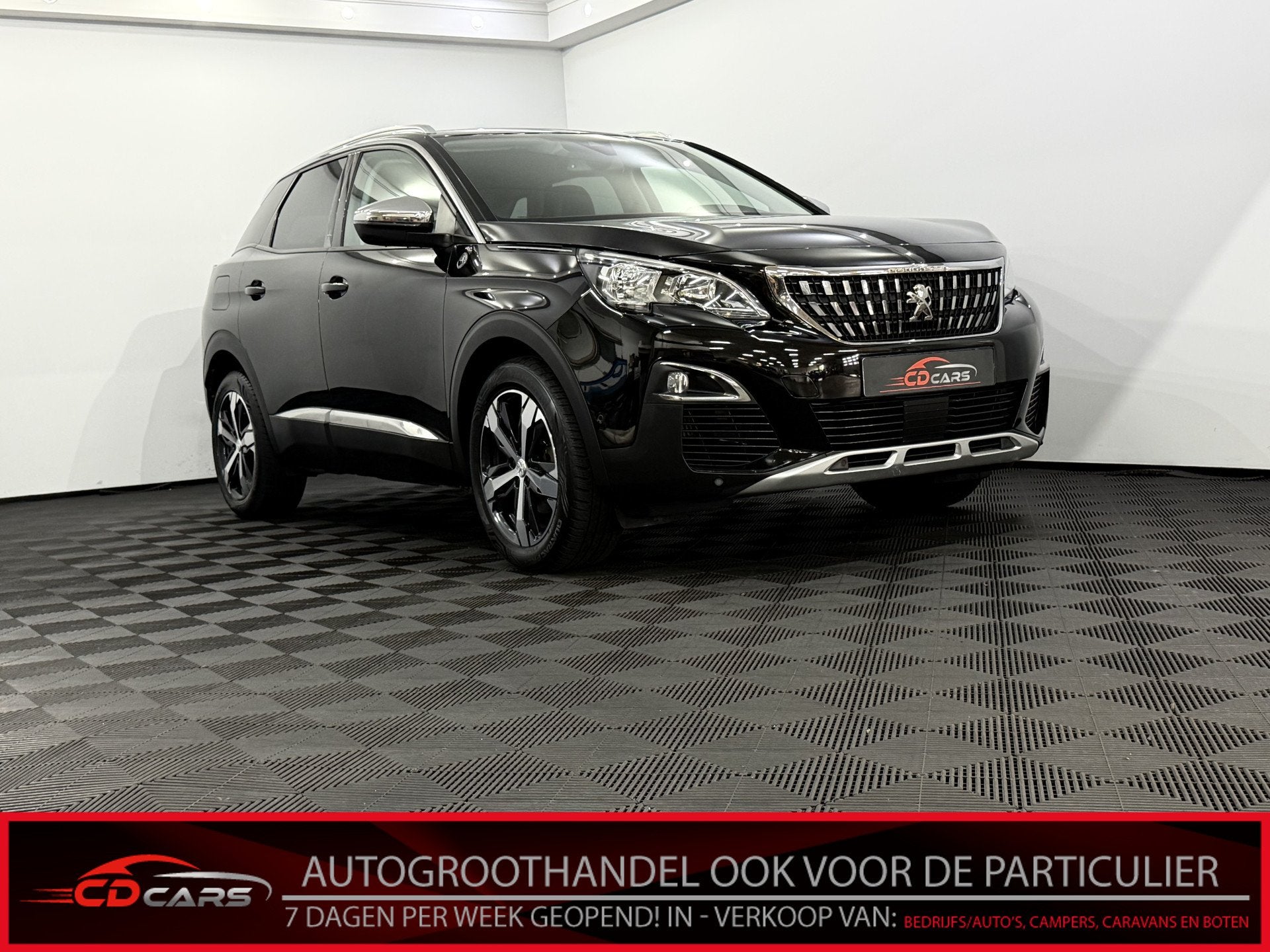 Peugeot 3008 1.2 PureTech Allure Camera, Navi, Half leder, V, Gebruikt, 1199 cc, Automatische klimaatregeling, Leder en Stof