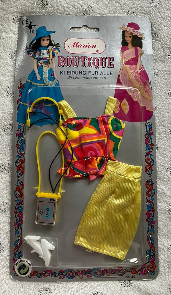 Vintage marion boutique barbie outfit. Western Germany nieuw, Verzamelen, Ophalen of Verzenden, Nieuw