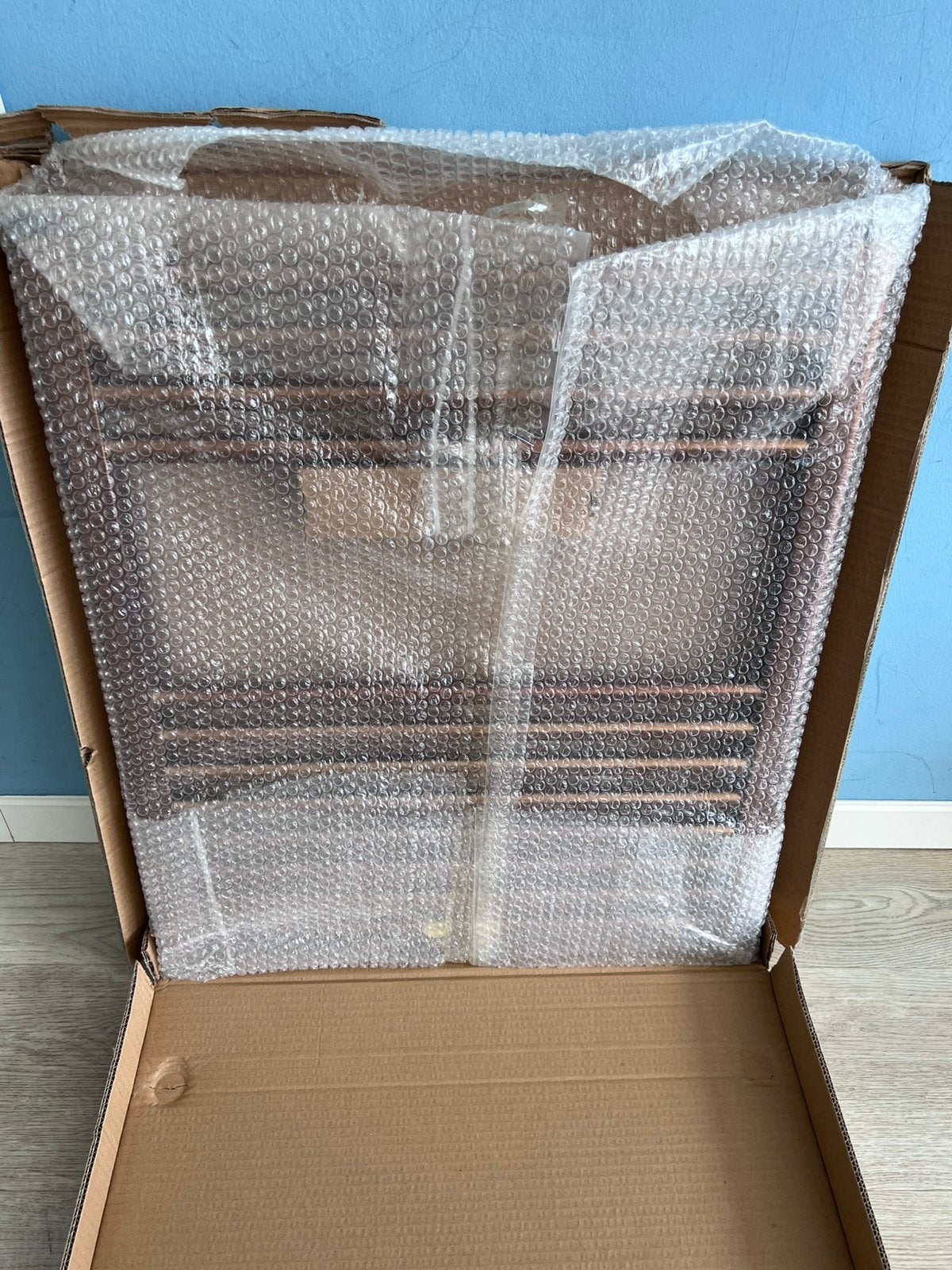 Design radiator geborsteld koper nieuw in doos!, Ophalen, Radiator, Nieuw, Minder dan 60 cm