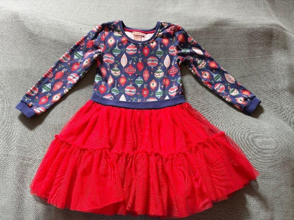 Kerst jurk maat 122 Gillians Closet, Gillian's closet, Meisje, Ophalen of Verzenden, Zo goed als nieuw