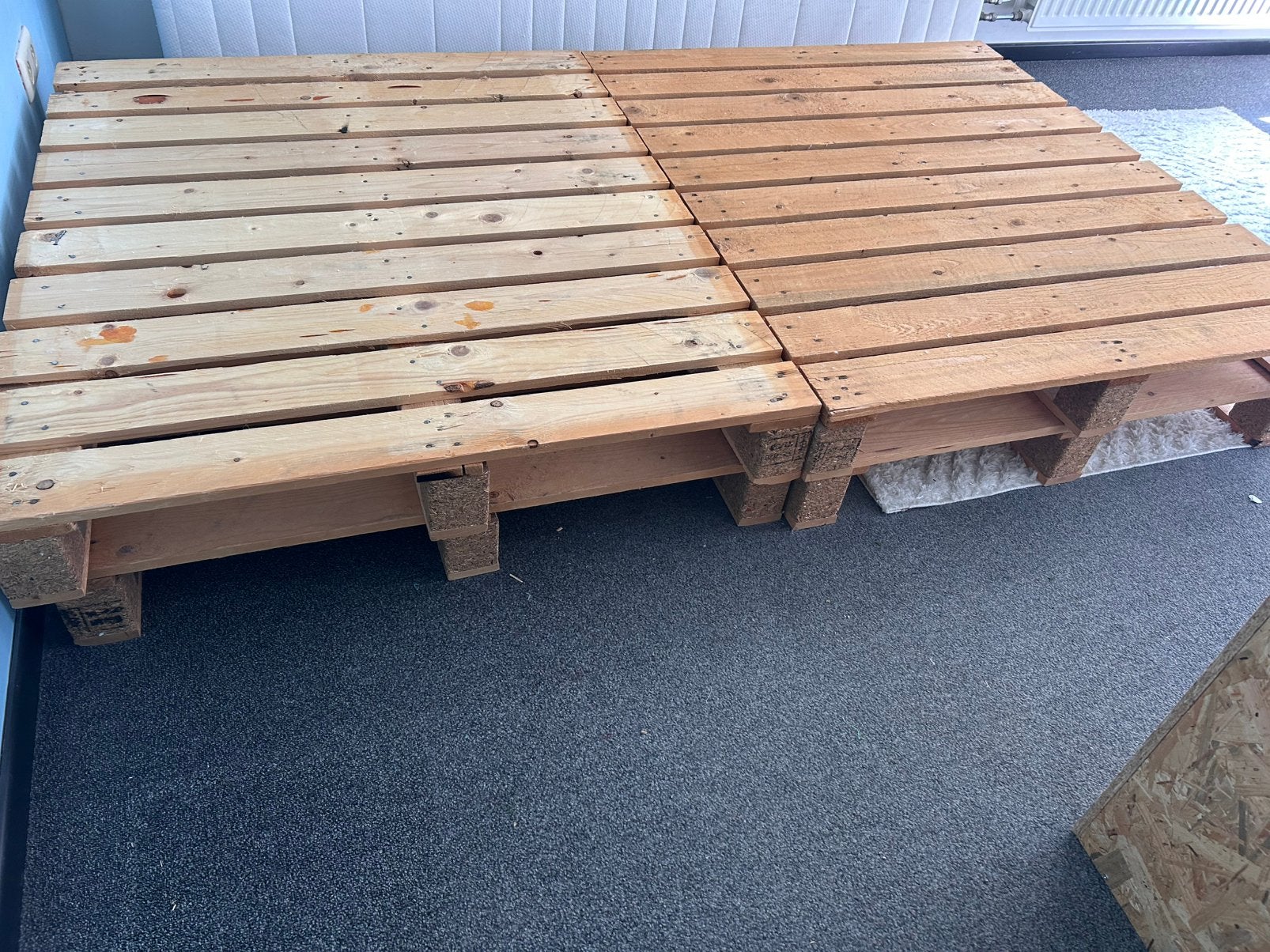 4 gratis houten pallets, Tuin en Terras, Ophalen, Zo goed als nieuw, Hout