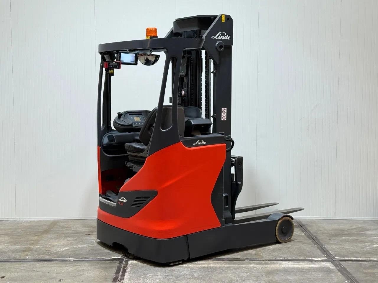 Linde R16 truck triplex Freelift sideshift weegsysteem camer, 1000 tot 2000 kg, Overige aandrijving, Reachtruck, Linde