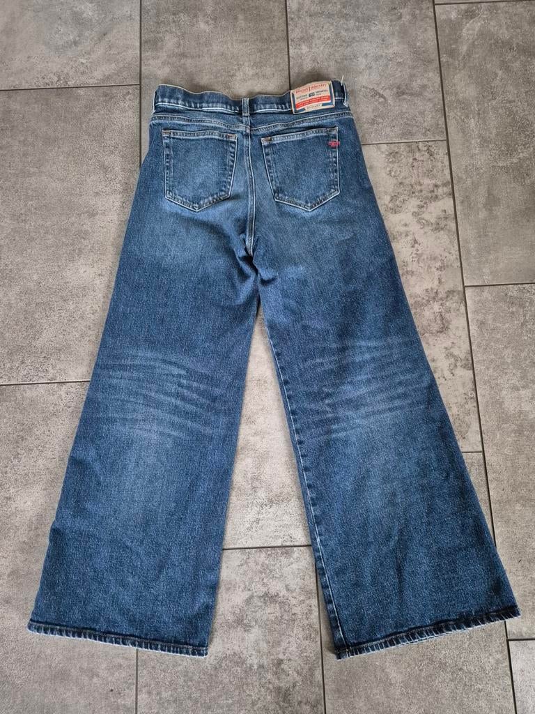 DIESEL toffe high waist wide leg jeans 28/30 NIEUWSTAAT!, Blauw, Ophalen of Verzenden, Zo goed als nieuw, Diesel
