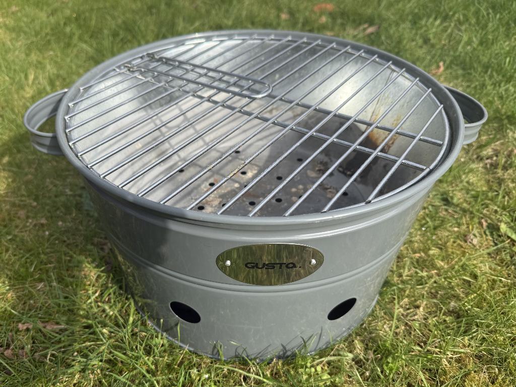 Gusta BBQ - RVS/Grijs - 1x gebruikt, Ophalen, Gebruikt, Gusta