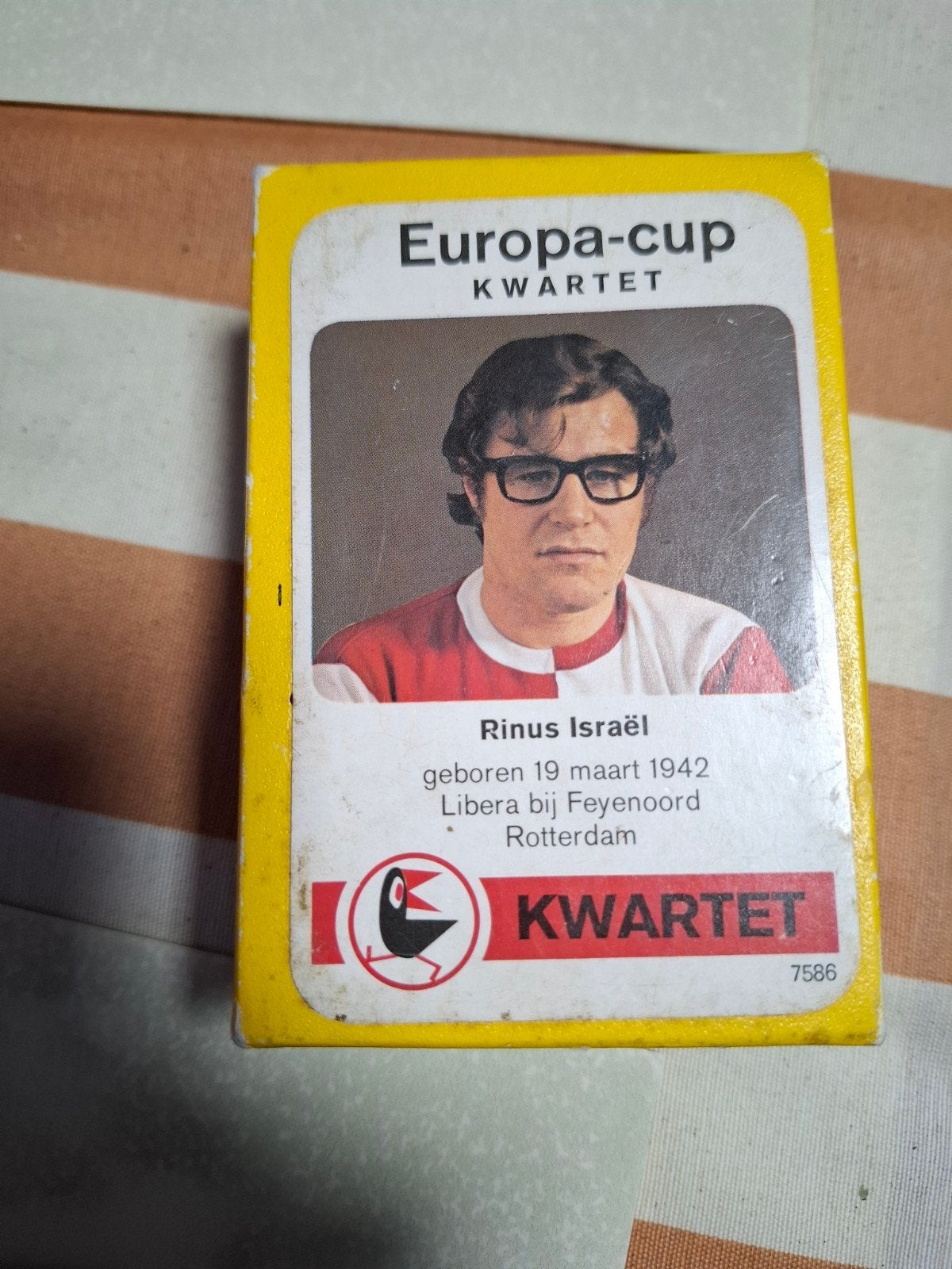 Feyenoord  Europacup Raaf Kwartetspel, Verzenden, Zo goed als nieuw, Kwartet(ten)