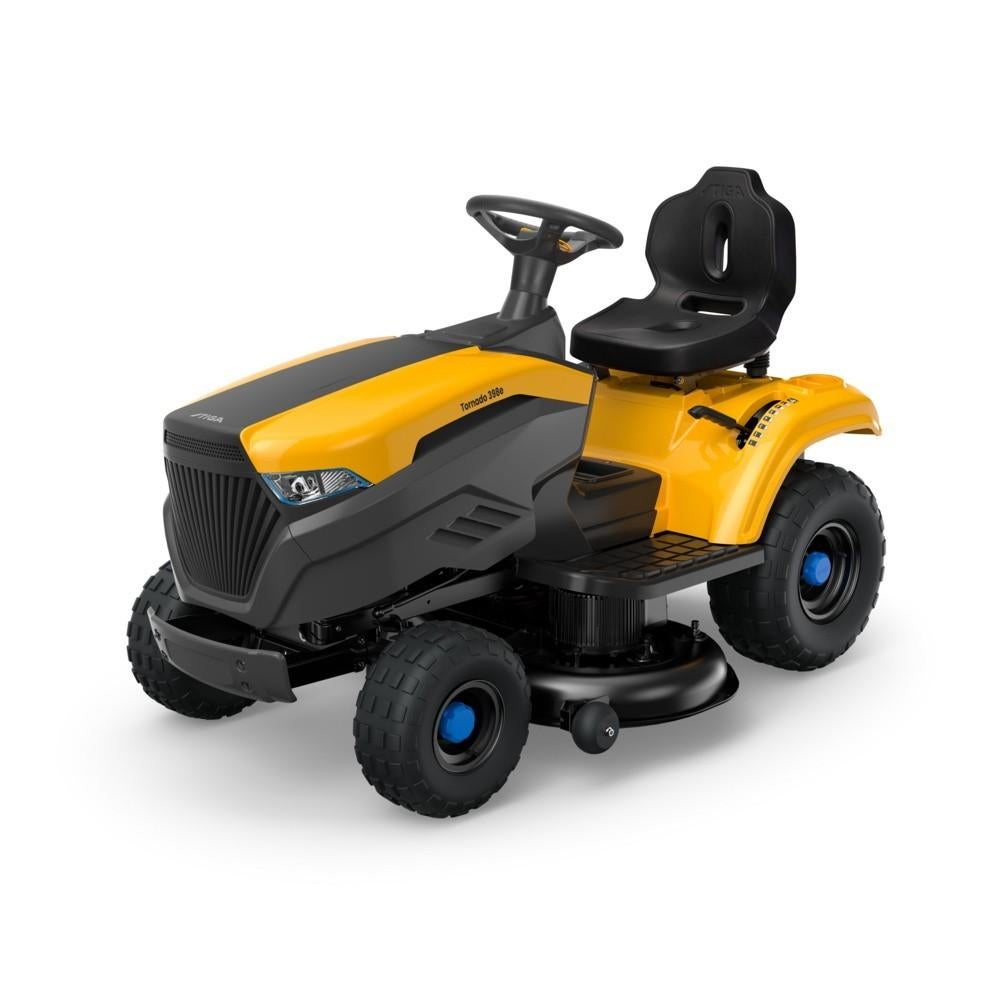 Stiga E-Ride S300 Accu Zitmaaier - Elektrisch Maaien, Ophalen, Cirkelmaaier, Opvangzak, Stiga
