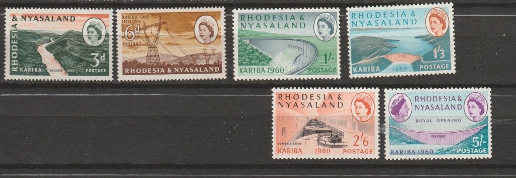 TSS Kavel 8.50091 Rhodesie Nyassa Pf minr 34-39 energie, Ophalen, Zimbabwe, Postfris
