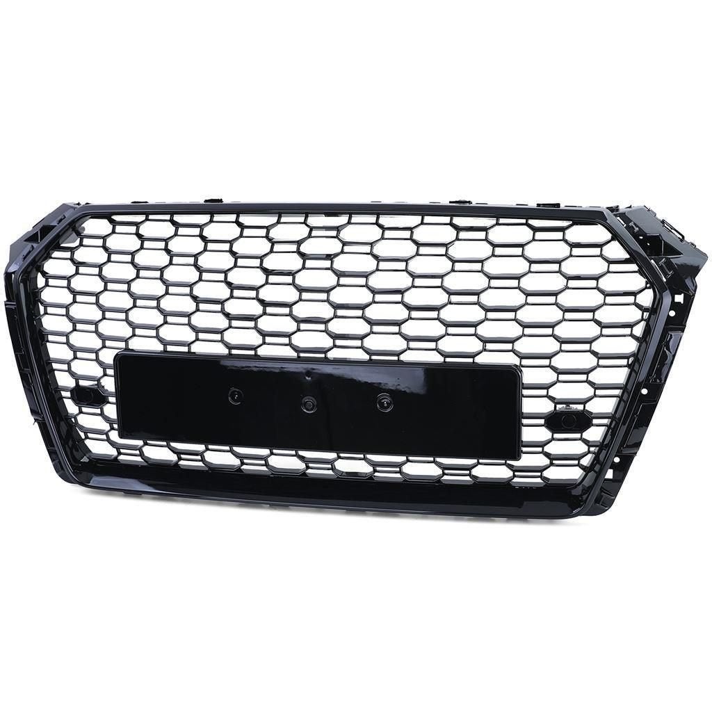 Sport Grill Embleem Glans Zwart Honingraat Voor Audi A4 B9, Verzenden, Automotive Parts, A.parts@hotmail.nl, Trasmolenlaan 12 3447 GZ Woerden