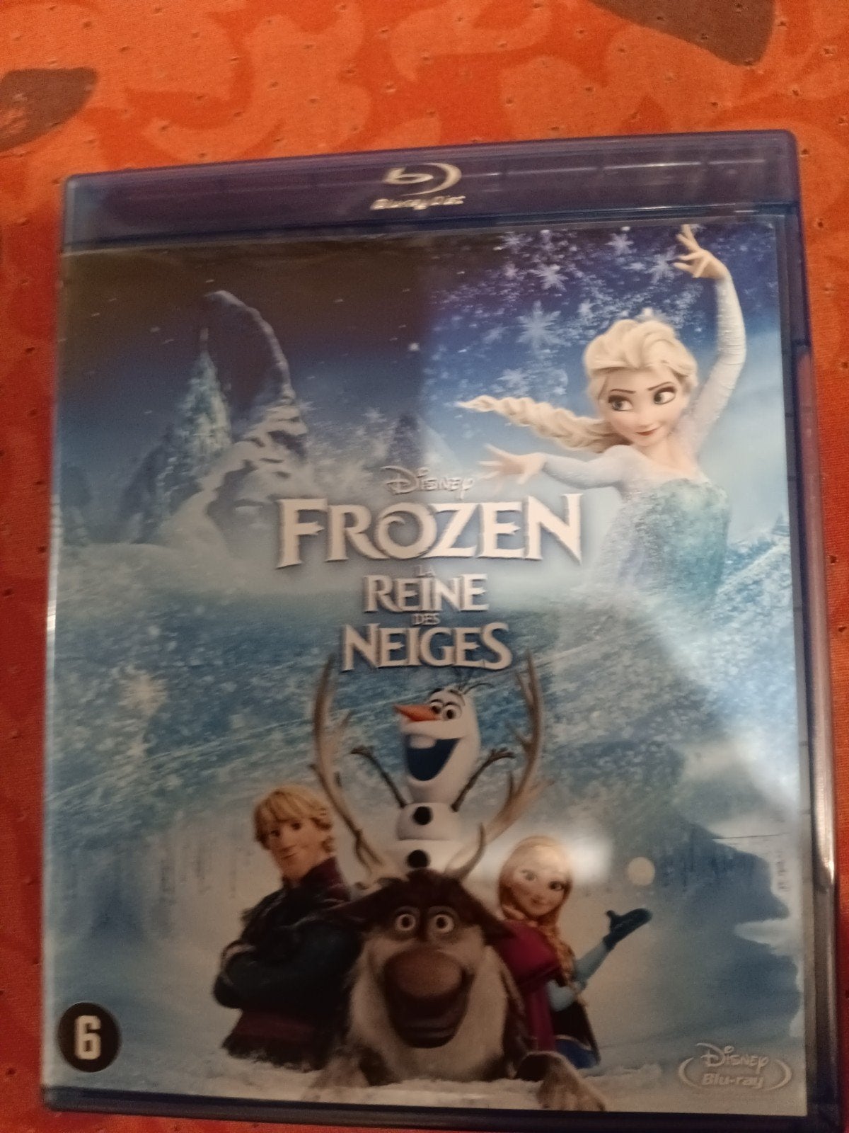 Disney Frozen: La Reine des Neiges Blu-ray, Cd's en Dvd's, Ophalen of Verzenden, Zo goed als nieuw, Verhaal of Sprookje, 3 tot 5 jaar