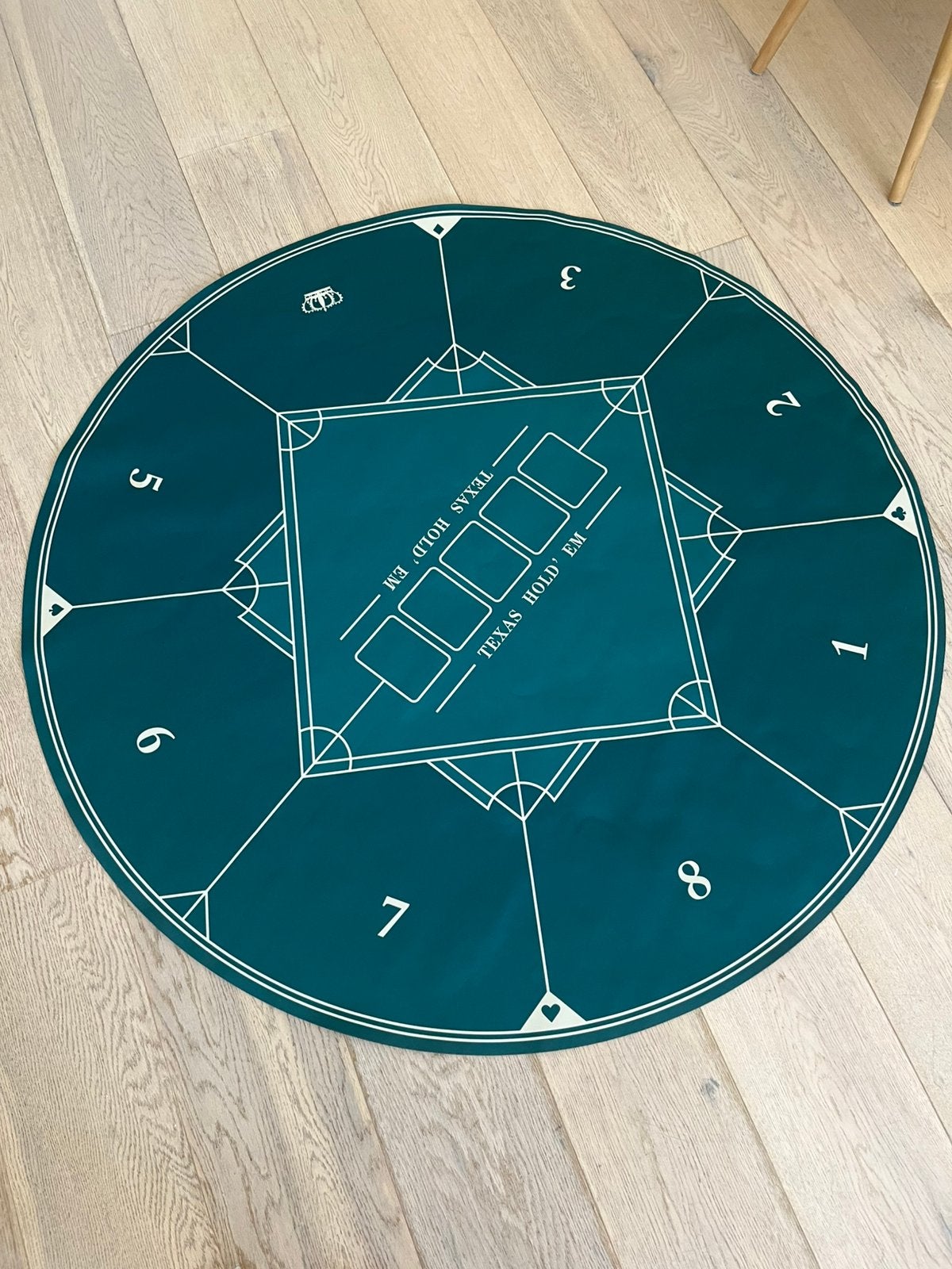 Poker table mat 120 cm, Ophalen of Verzenden, Zo goed als nieuw