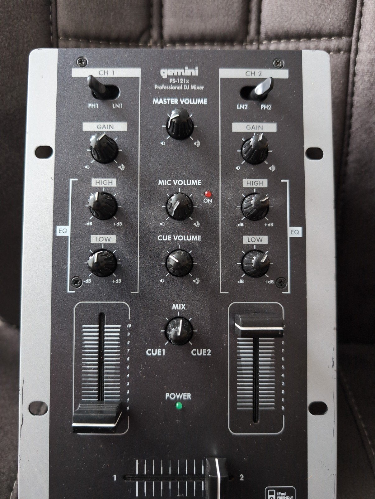 Gemini PS-121x Professionele DJ Mixer, Muziek en Instrumenten, Mengpanelen, Ophalen of Verzenden, Gebruikt, Minder dan 5 kanalen