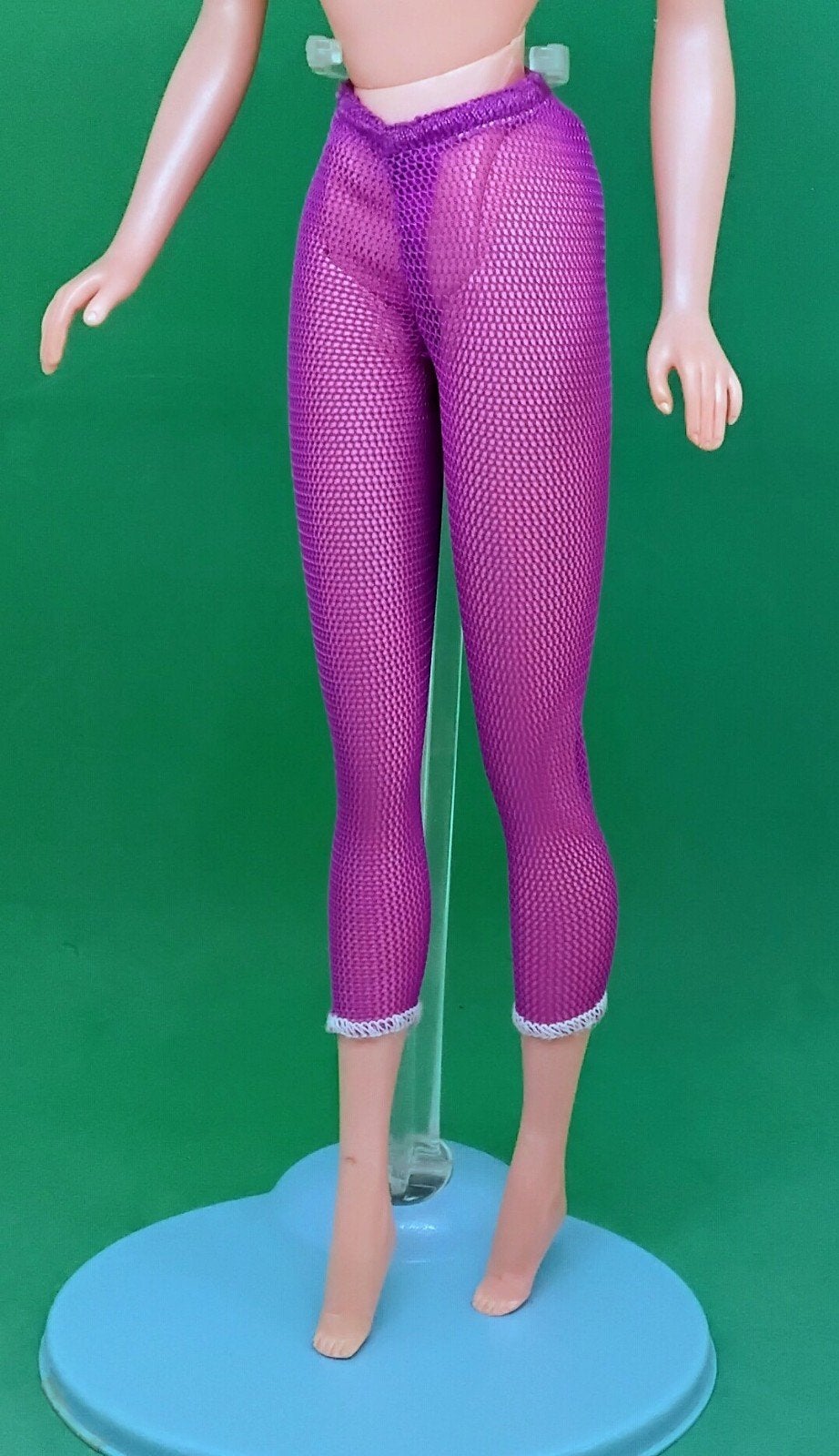 Vintage Barbie Kousen/Legging Paars, Verzenden, Gebruikt, Kleertjes