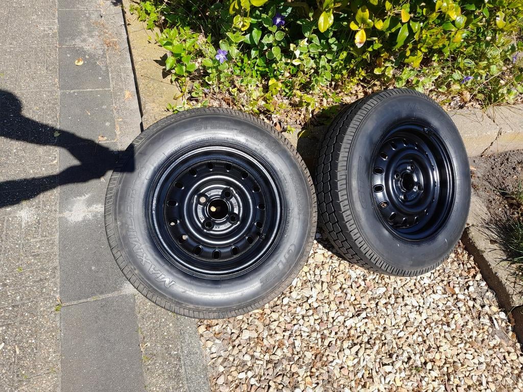 2 aanhanger velgen 13inch, Ophalen, Gebruikt