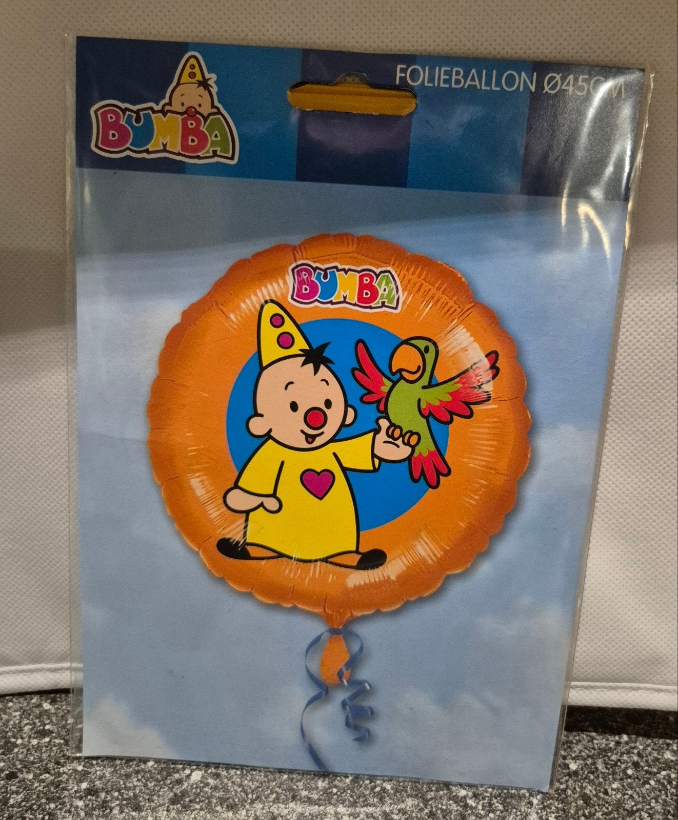 Bumba Folieballon Ø45cm - Nieuw in verpakking, Ophalen of Verzenden, Nieuw, Feestartikel, Verjaardag