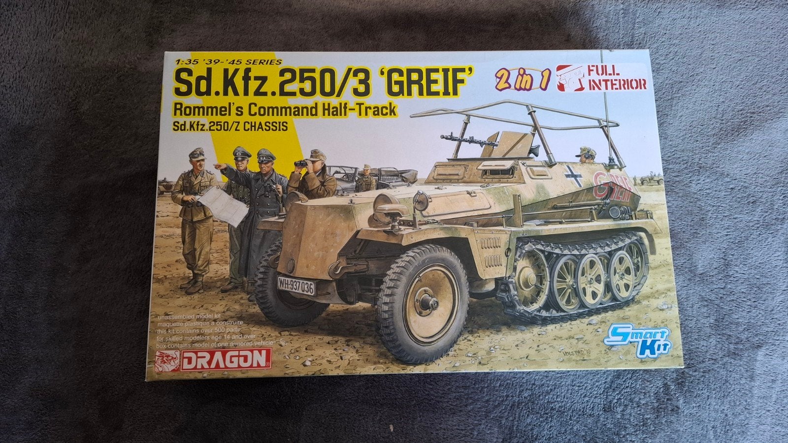 Dragon Sd.Kfz.250/3 'Greif' Rommel's Command Half-Track, Ophalen of Verzenden