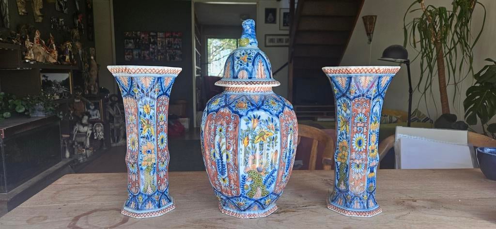 Set makkumer vazen en pot, Antiek en Kunst, Ophalen of Verzenden