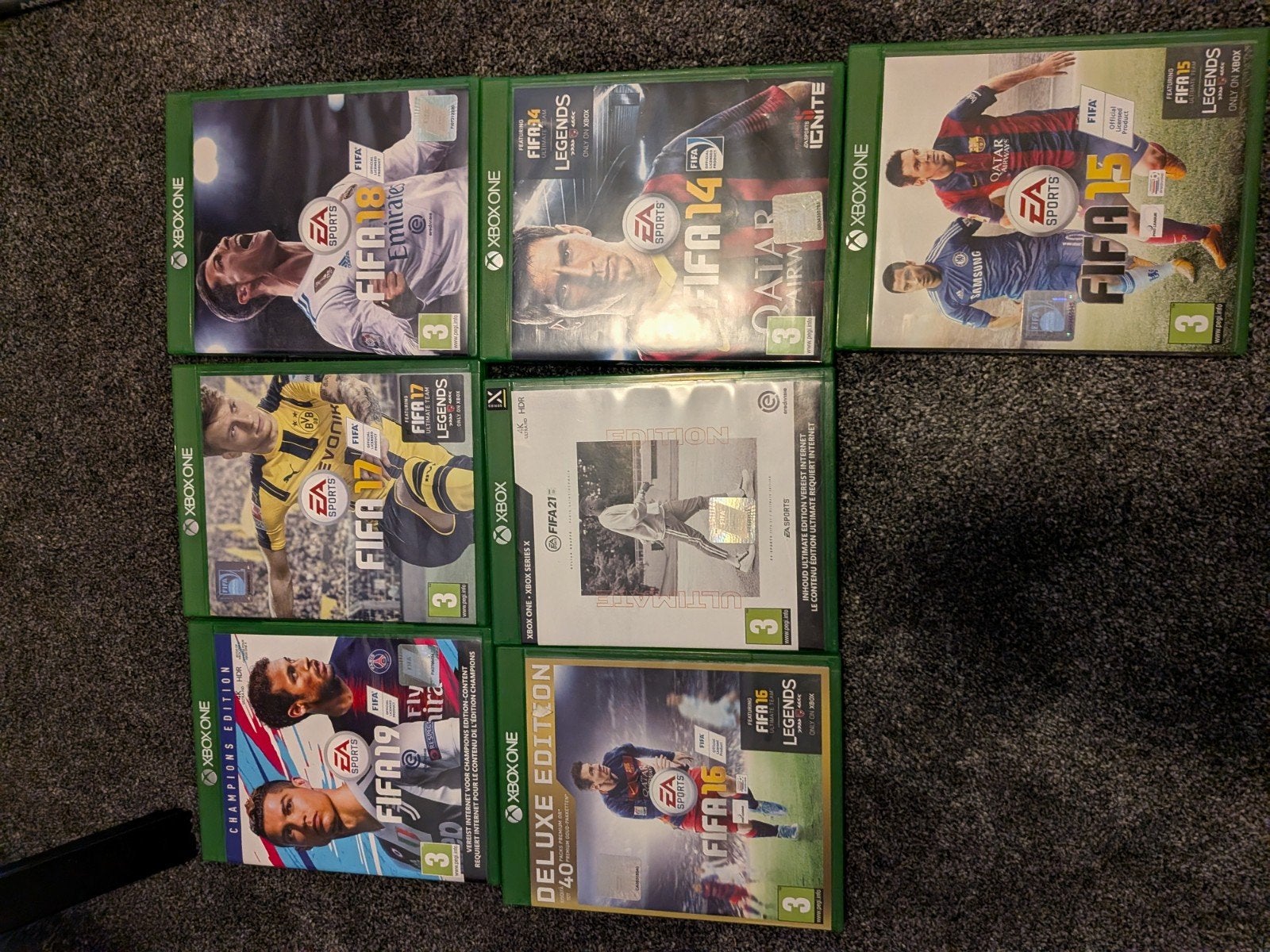 Diverse FIFA spellen voor Xbox One, Ophalen, Gebruikt, Eén computer, Sport
