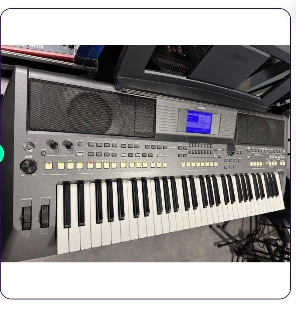 Yamaha keyboard PSR S670, Muziek en Instrumenten, Ophalen, 61 toetsen, Midi-aansluiting, Yamaha