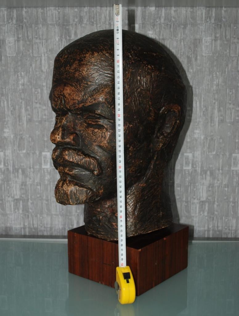 Lenin hoofd mega groot. Vintage Propaganda, Antiek en Kunst, Ophalen of Verzenden