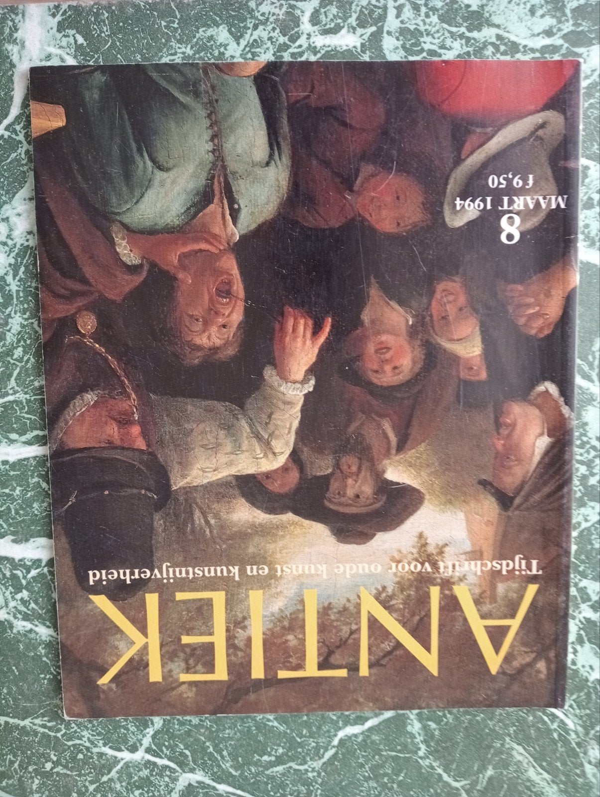 Tijdschrift Antiek -Maart 1994 - Oude Kunst en Kunstnijverhe, Ophalen of Verzenden, Gelezen, Overige typen
